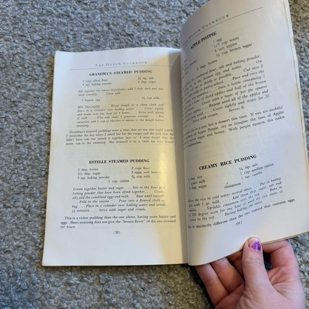 Vintage Dutch Cookbook Edna Eby Heller’s Red